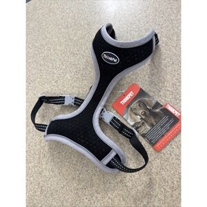 ThinkPet Reflective Breathable Soft Air Mesh No Pull Harness Choke Free Med NWT